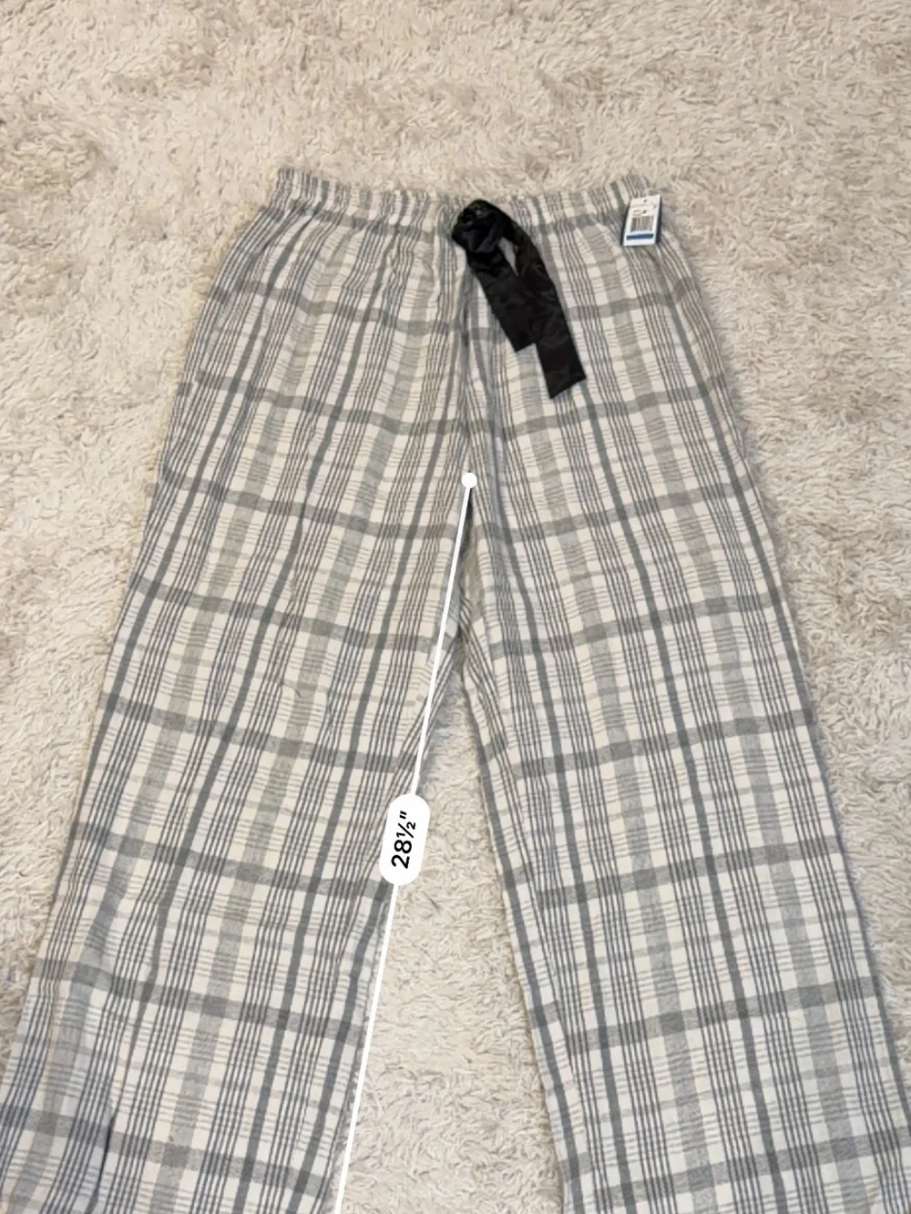 NWT Nautica Gray Plaid Men’s Lounge Pants - XL